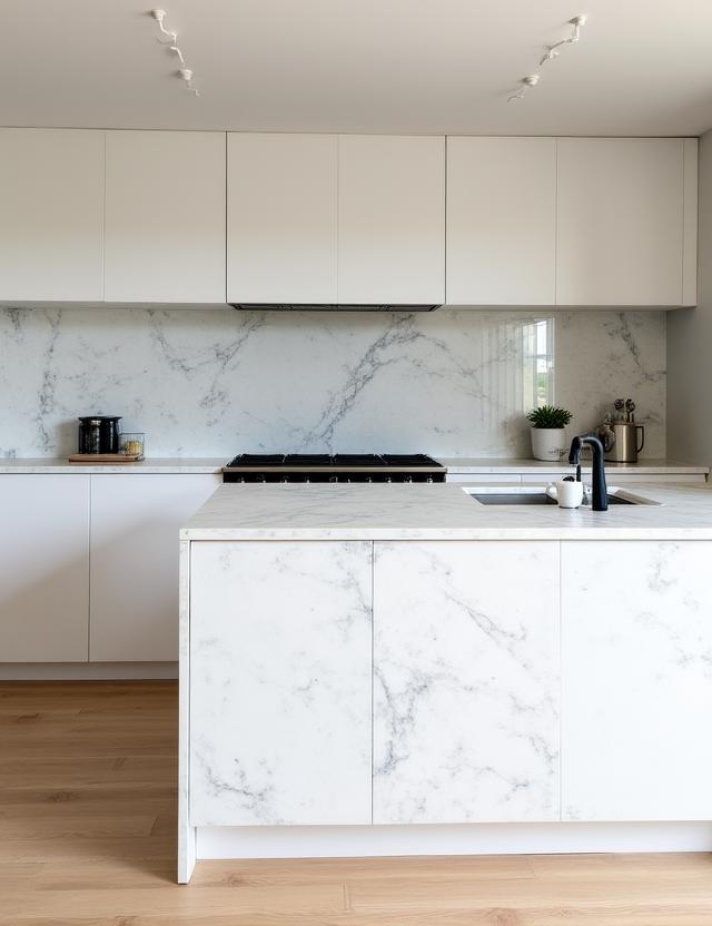 Modern farmhouse kitchen minimalism